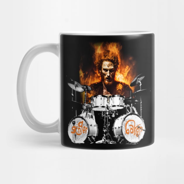 Ginger Baker is on fire by Mr. 808